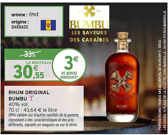 RHUM ORIGINAL BUMBU