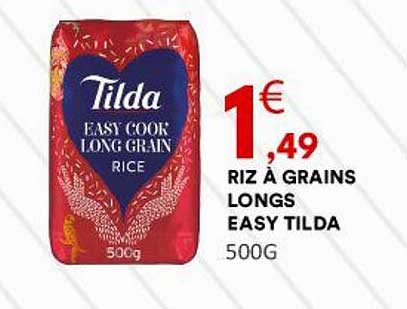 RIZ À GRAINS LONGS EASY TILDA 500G