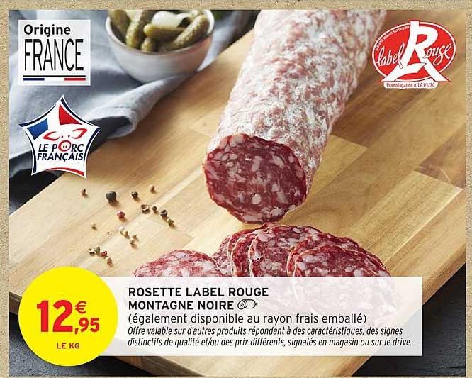 ROSETTE LABEL ROUGE MONTAGNE NOIRE