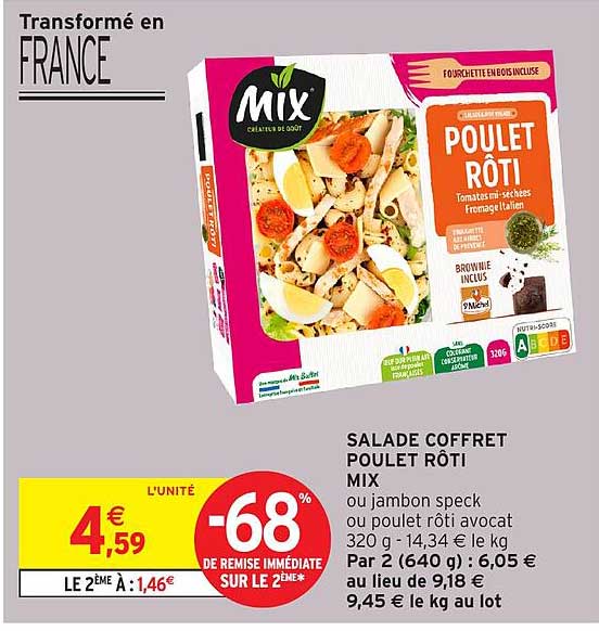 SALADE COFFRET POULOT RÔTI MIX