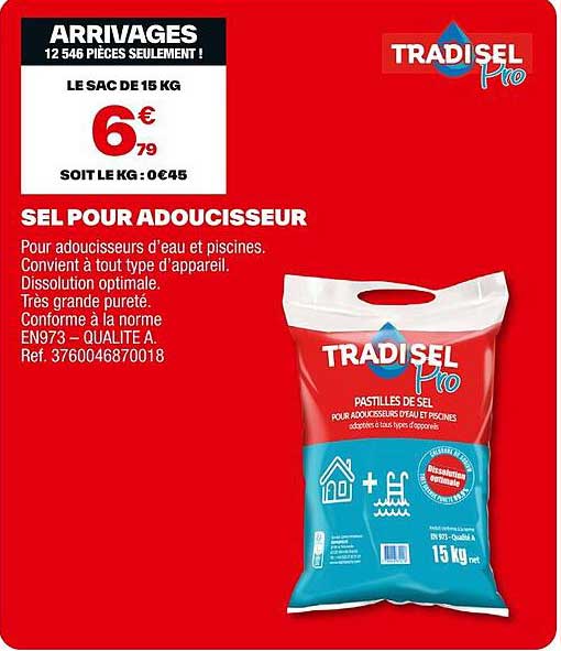 SEL POUR ADOUCISSEUR