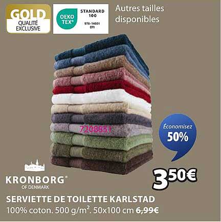 Serviette de toilette Karlstad