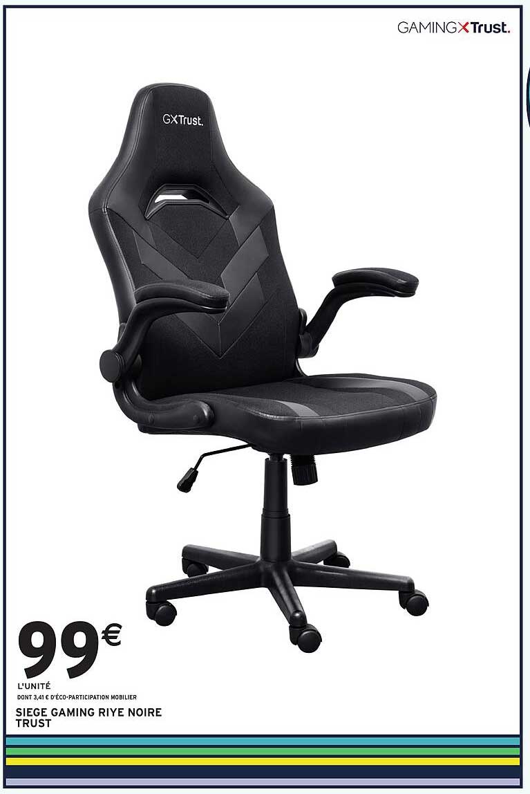 SIÈGE GAMING RIYE NOIRE TRUST