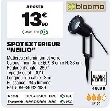 SPOT EXTERIEUR "NEILIO"