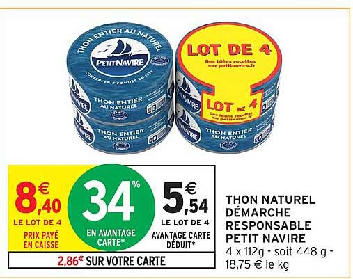 THON NATUREL DÉMARCHE RESPONSABLE PETIT NAVIRE