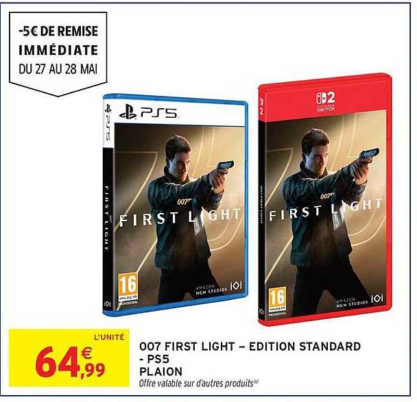007 FIRST LIGHT – EDITION STANDARD - PS5 PLAION