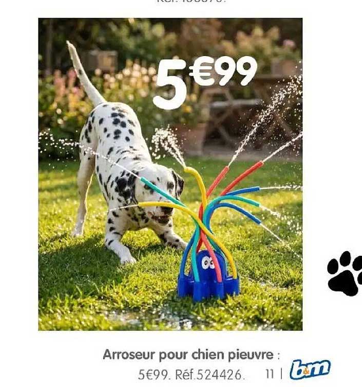 Arroseur pour chien pieuvre :