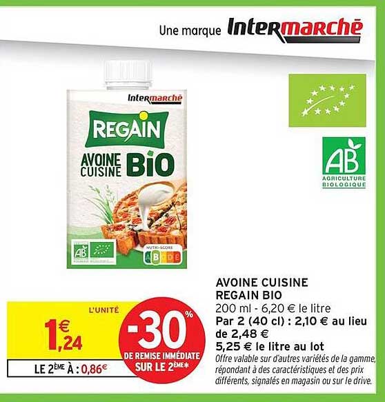 AVOINE CUISINE REGAIN BIO
