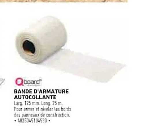 BANDE D'ARMATURE AUTOCOLLANTE