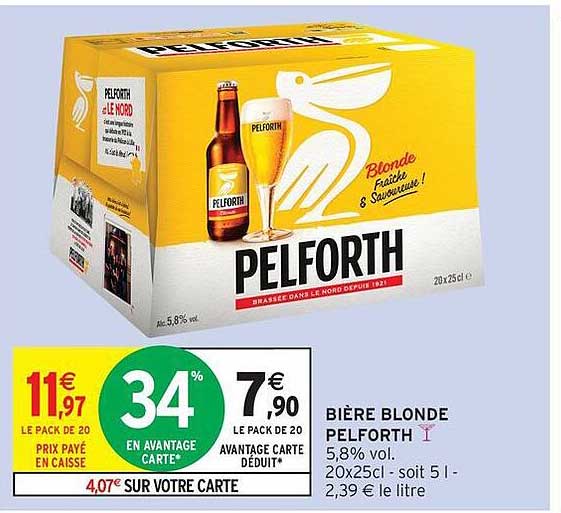 BIÈRE BLONDE PELFORTH