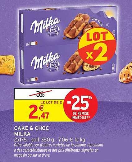 CAKE & CHOC MILKA