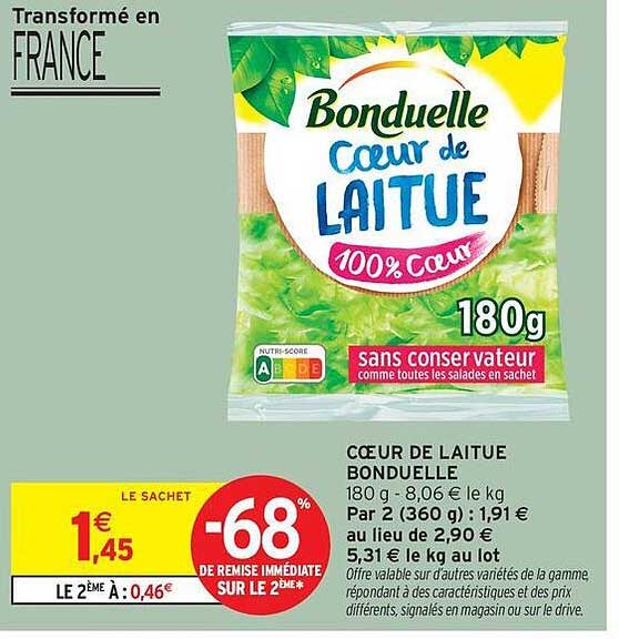 CŒUR DE LAITUE BONDUELLE
