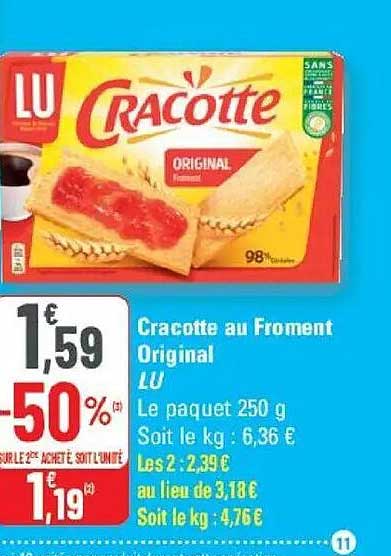 Cracotte au Froment Original LU