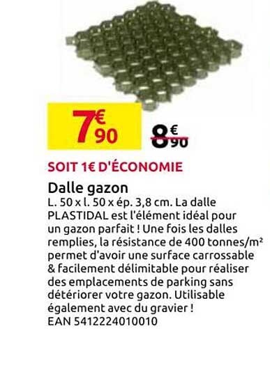 Dalle gazon