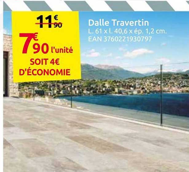 Dalle Travertin