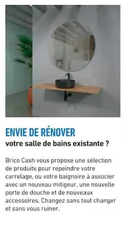 ENVIE DE RÉNOVER votre salle de bains existante ?