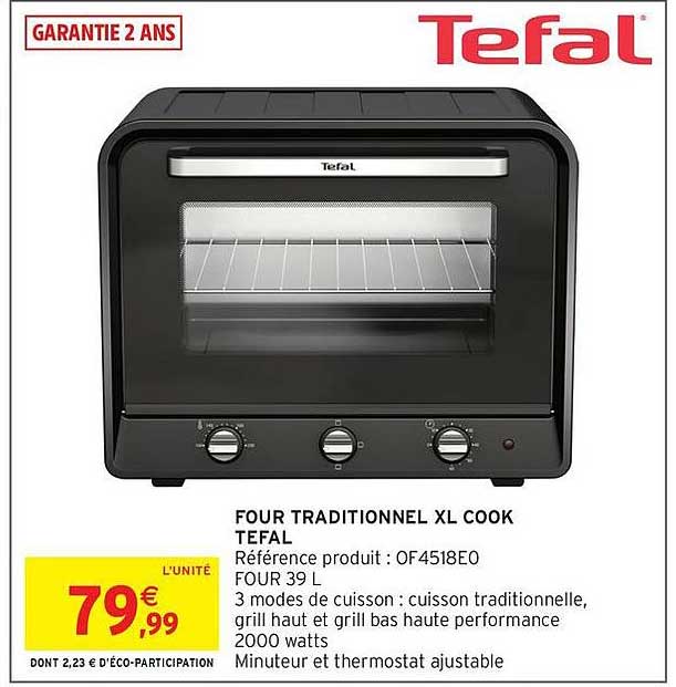 FOUR TRADITIONNEL XL COOK TEFAL