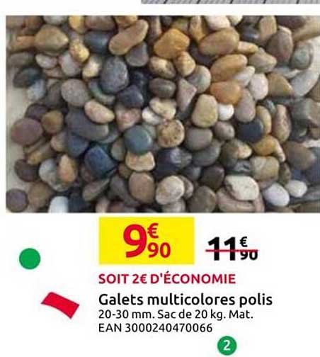 Galets multicolores polis