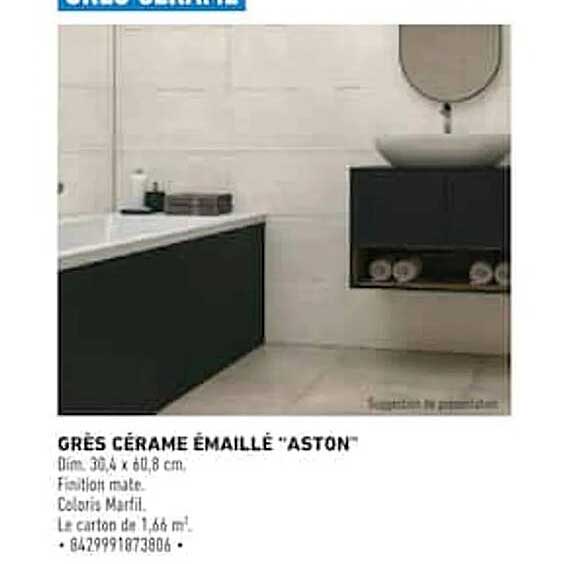 GRÈS CÉRAME ÉMAILLÉ "ASTON"