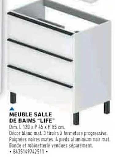 MEUBLE SALLE DE BAINS "LIFE"