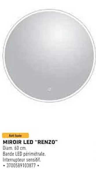 MIROIR LED "RENZO"