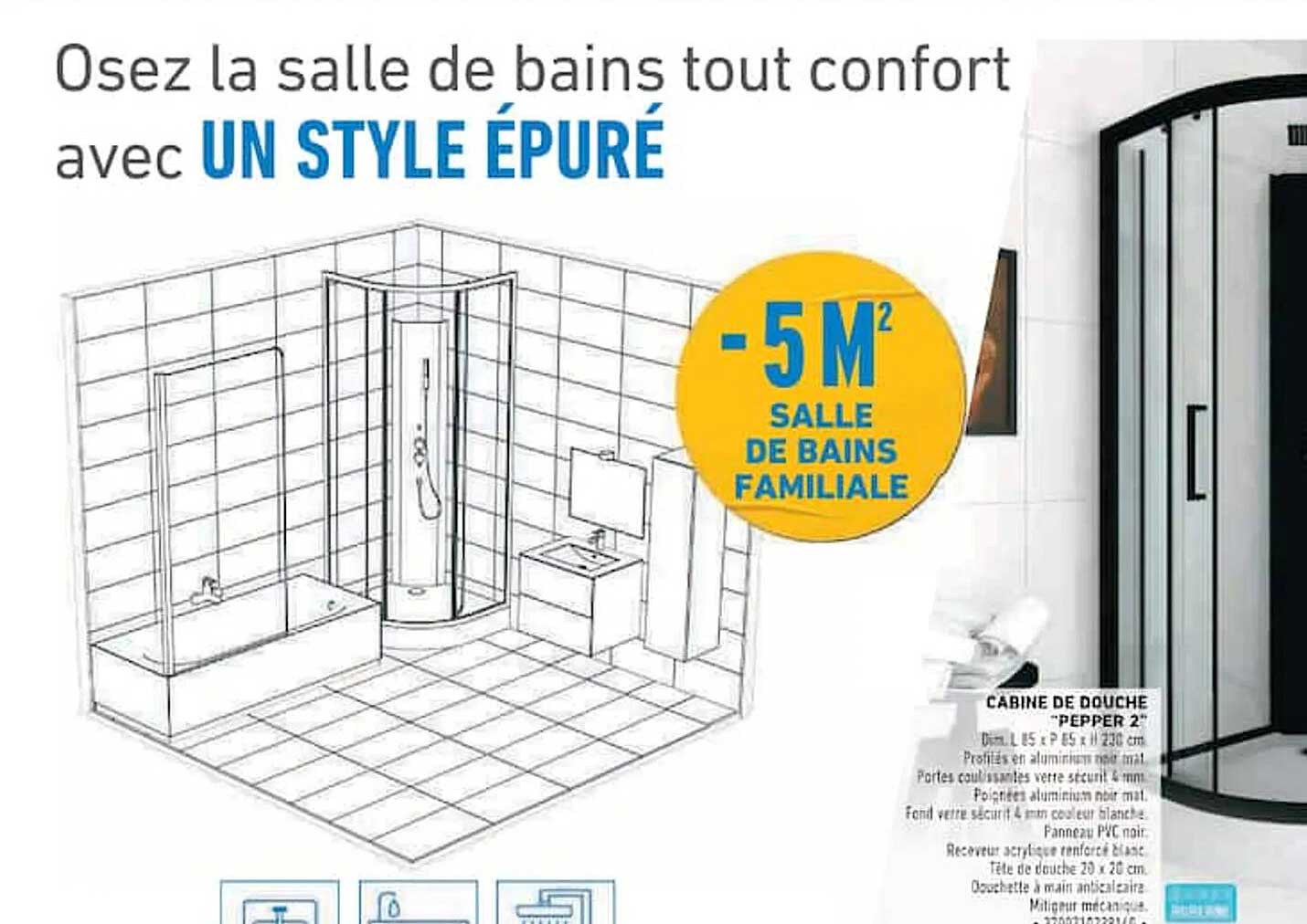 Osez la salle de bains tout confort avec UN STYLE ÉPURÉ