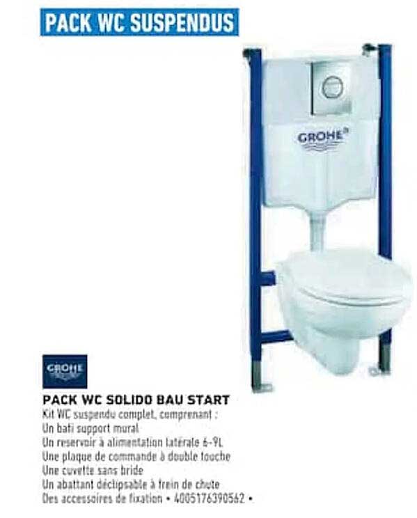 PACK WC SUSPENDUS