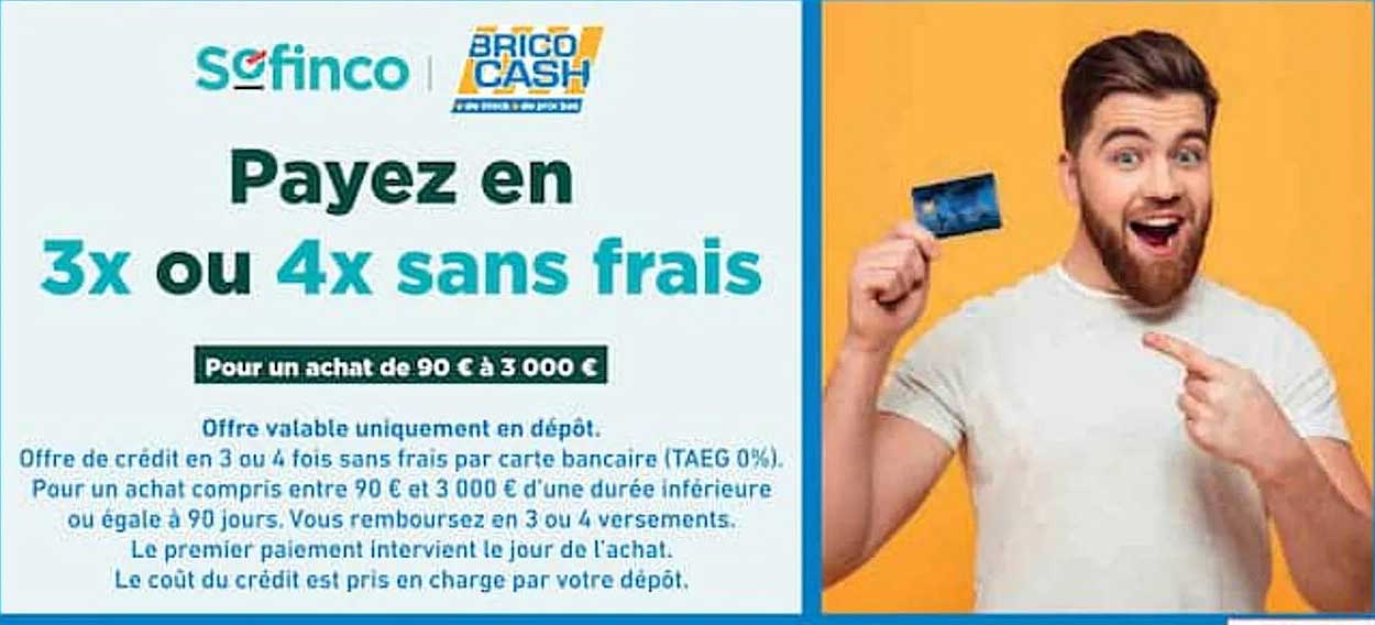 Payez en 3x ou 4x sans frais