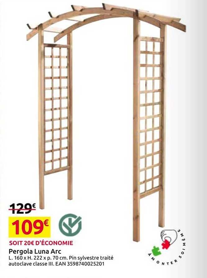 Pergola Luna Arc
