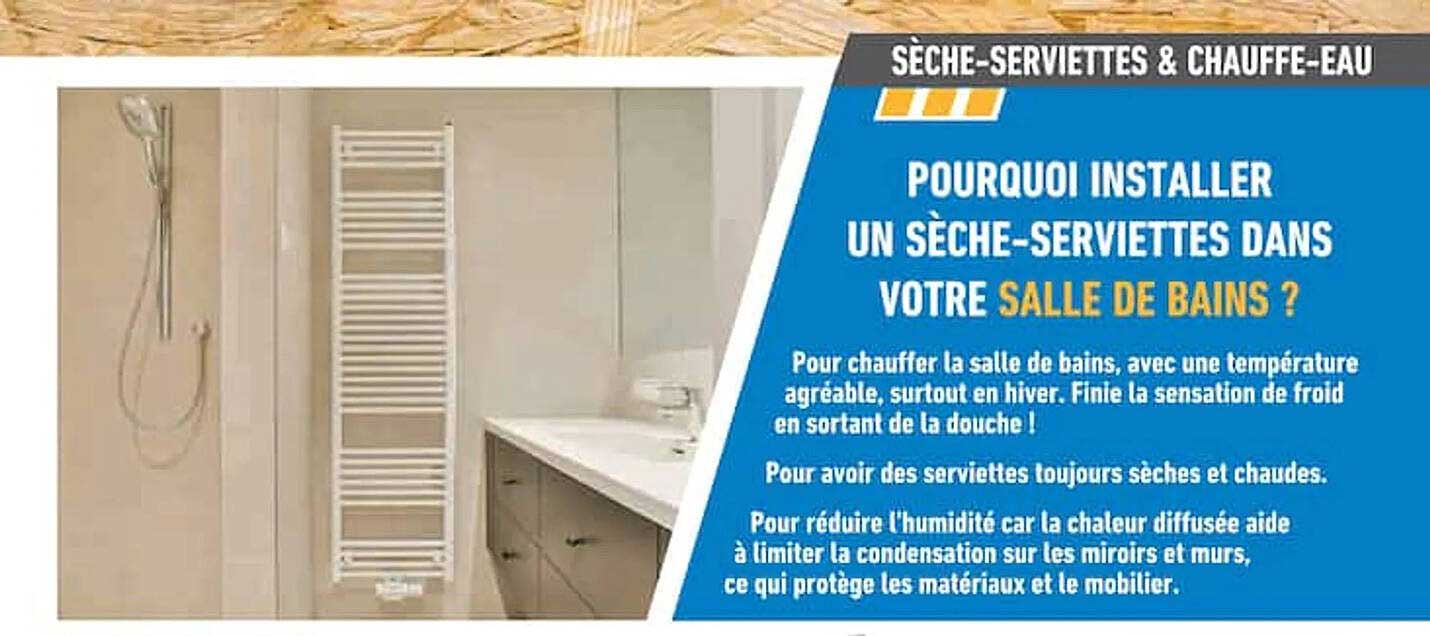 POURQUOI INSTALLER UN SÈCHE-SERVIETTES DANS VOTRE SALLE DE BAINS ?