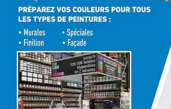PRÉPAREZ VOS COULEURS POUR TOUS LES TYPES DE PEINTURES :