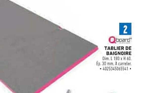 TABLIER DE BAIGNOIRE