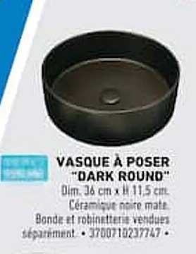 VASQUE À POSER "DARK ROUND"