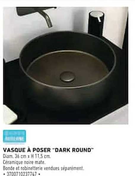 VASQUE À POSER "DARK ROUND"