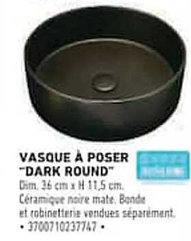 VASQUE À POSER "DARK ROUND"