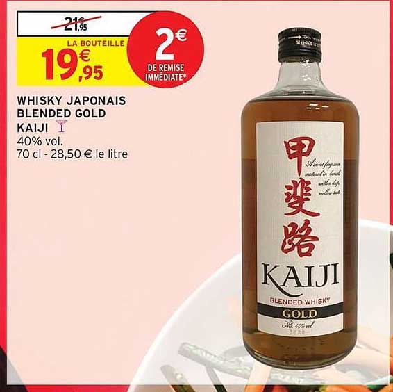 WHISKY JAPONAIS BLENDED GOLD KAIJI
