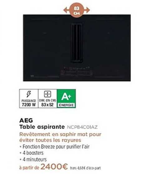 AEG Table aspirante NCP84C01AZ