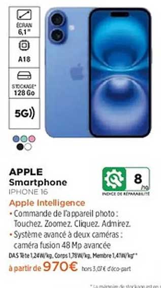 APPLE Smartphone IPHONE 16