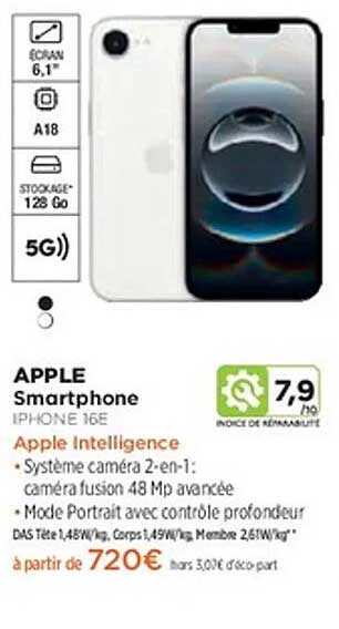 Apple Smartphone iPhone 16E