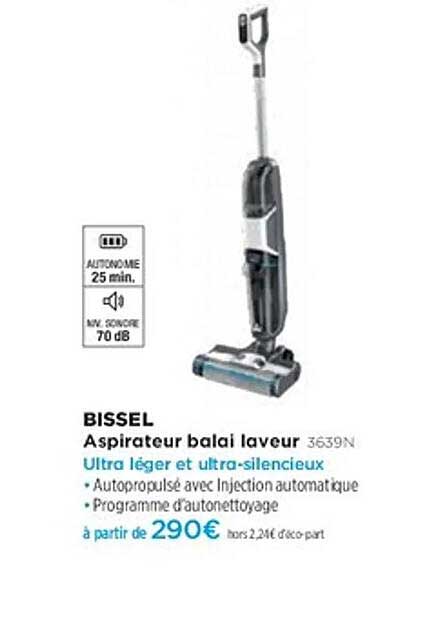 Aspirateur balai laveur 3639N