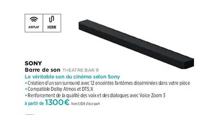 Barre de son THEATRE BAR 9