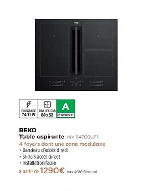 BEKO Table aspirante - HXI64700UF1
