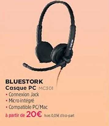 BLUESTORK Casque PC MC301