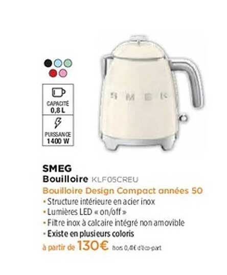 Bouilloire Design Compact années 50