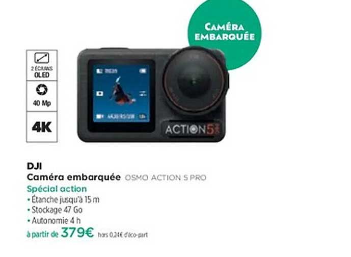 Caméra embarquée Osmo Action S Pro