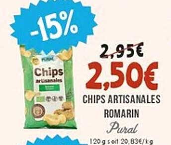 CHIPS ARTISANALES ROMARIN Pural