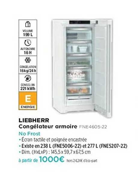 Congélateur armoire FNE4605-22