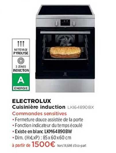 Cuisinière induction Electrolux LKI64890BX