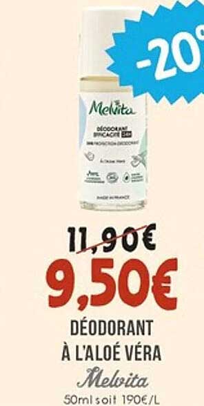 Déodorant à l'aloé véra
