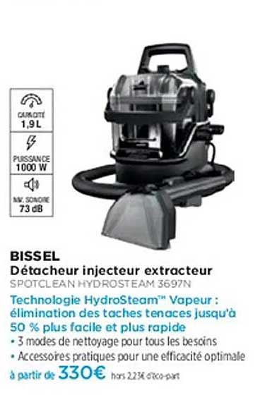 Détacheur injecteur extracteur SPOTCLEAN HYDROSTEAM 3697N